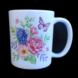 Floral Ceramic Mug 11 oz
